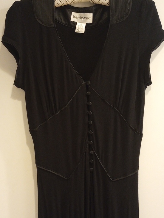 Bloomingdale's Dresses & Skirts - Bloomingdale's Black Button Front Maxi Dress